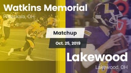 Matchup: Watkins Memorial vs. Lakewood  2019