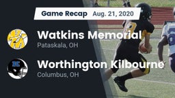 Recap: Watkins Memorial  vs. Worthington Kilbourne  2020
