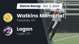 Recap: Watkins Memorial  vs. Logan  2020