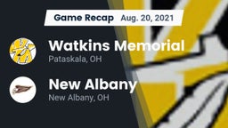 Recap: Watkins Memorial  vs. New Albany  2021