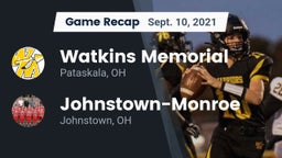 Recap: Watkins Memorial  vs. Johnstown-Monroe  2021