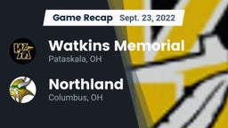 Recap: Watkins Memorial  vs. Northland  2022