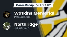 Recap: Watkins Memorial  vs. Northridge  2022