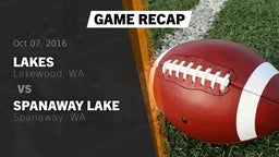 Recap: Lakes  vs. Spanaway Lake  2016