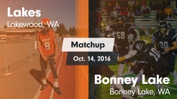 Matchup: Lakes  vs. Bonney Lake  2016
