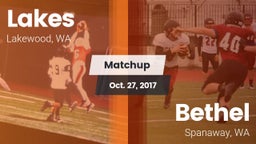 Matchup: Lakes  vs. Bethel  2017