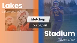 Matchup: Lakes  vs. Stadium  2017