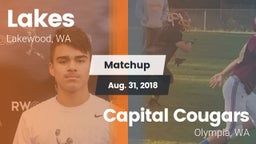 Matchup: Lakes  vs. Capital Cougars  2018