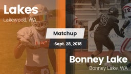 Matchup: Lakes  vs. Bonney Lake  2018
