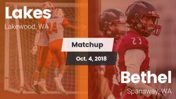 Matchup: Lakes  vs. Bethel  2018