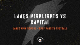 Lakes football highlights Lakes Highlights vs Capital