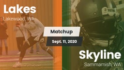 Matchup: Lakes  vs. Skyline   2020