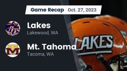 Recap: Lakes  vs. Mt. Tahoma  2023