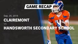 Recap: Clairemont  vs. Handsworth Secondary School 2015