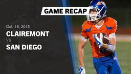 Recap: Clairemont  vs. San Diego  2015