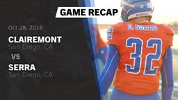 Recap: Clairemont  vs. Serra  2016