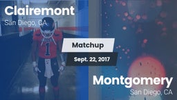 Matchup: Clairemont High vs. Montgomery  2017