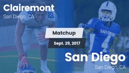 Matchup: Clairemont High vs. San Diego  2017