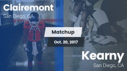 Matchup: Clairemont High vs. Kearny  2017