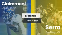 Matchup: Clairemont High vs. Serra  2017