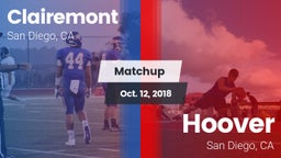 Matchup: Clairemont High vs. Hoover  2018