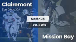Matchup: Clairemont High vs. Mission Bay 2019