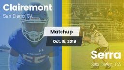 Matchup: Clairemont High vs. Serra  2019