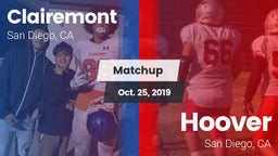 Matchup: Clairemont High vs. Hoover  2019