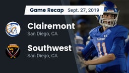 Recap: Clairemont  vs. Southwest  2019