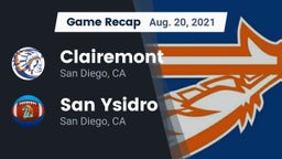 Recap: Clairemont  vs. San Ysidro  2021