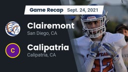 Recap: Clairemont  vs. Calipatria  2021