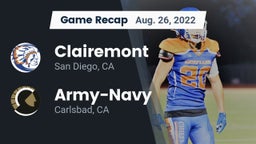 Recap: Clairemont  vs. Army-Navy  2022