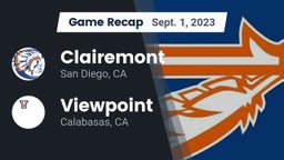 Recap: Clairemont  vs. Viewpoint  2023