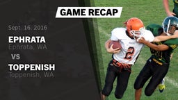 Recap: Ephrata  vs. Toppenish  2016