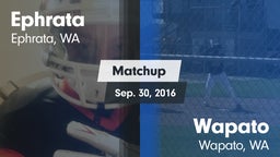 Matchup: Ephrata  vs. Wapato  2016