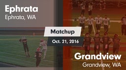 Matchup: Ephrata  vs. Grandview  2016