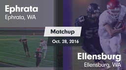 Matchup: Ephrata  vs. Ellensburg  2016