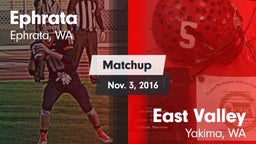 Matchup: Ephrata  vs. East Valley  2016