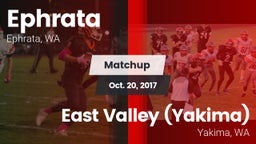 Matchup: Ephrata  vs. East Valley  (Yakima) 2017