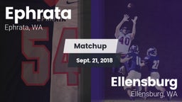 Matchup: Ephrata  vs. Ellensburg  2018