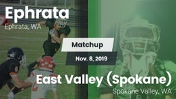 Matchup: Ephrata  vs. East Valley  (Spokane) 2019