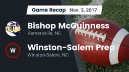 Recap: Bishop McGuinness  vs. Winston-Salem Prep  2017