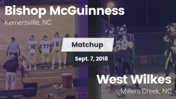 Matchup: Bishop McGuinness vs. West Wilkes  2018