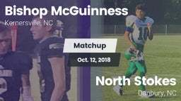 Matchup: Bishop McGuinness vs. North Stokes  2018