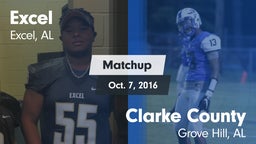 Matchup: Excel  vs. Clarke County  2016