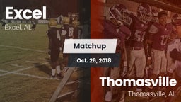 Matchup: Excel  vs. Thomasville  2018