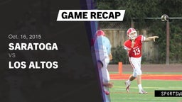 Recap: Saratoga  vs. Los Altos  2015