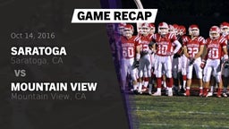 Recap: Saratoga  vs. Mountain View  2016