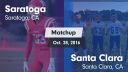 Matchup: Saratoga  vs. Santa Clara  2016
