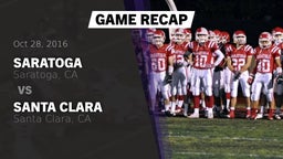 Recap: Saratoga  vs. Santa Clara  2016